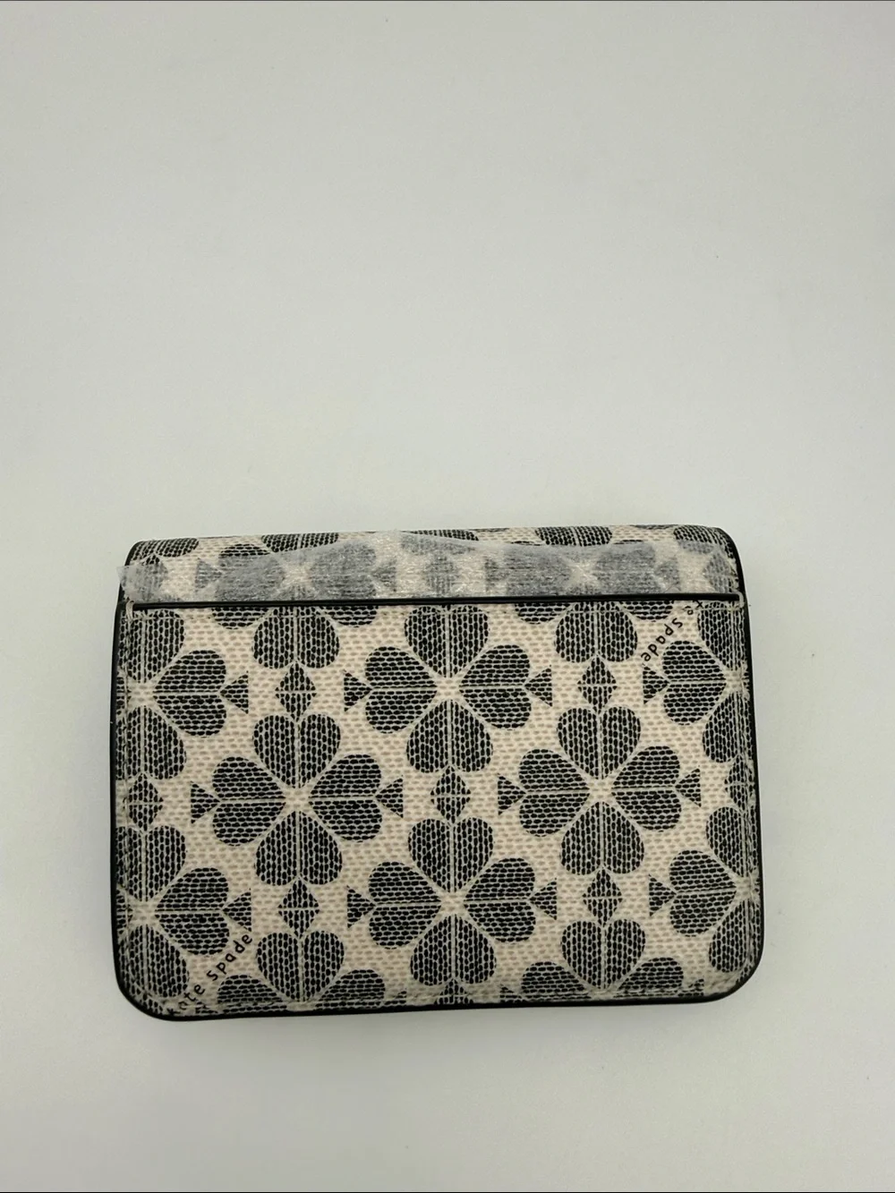 Kate Spade Signature Spade Flower Small Bifold Wallet Black Multi